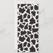 achtergrond koe patroon kaart (Achterkant)