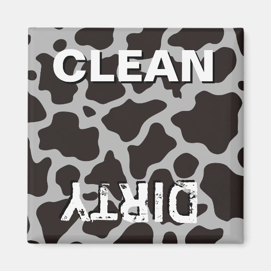 achtergrond koe patroon magneet (Voorkant)