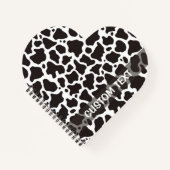 achtergrond koe patroon notitieboek (Voorkant)