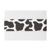 achtergrond koe patroon uitnodigingen wikkel (Achterkant Voorbeeld)