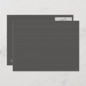 Achtergrond kolen grijs op een briefkaart (Voorkant / Achterkant)