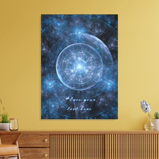 Achtergrond kosmos 001 canvas afdruk (Insitu (Woonkamer))