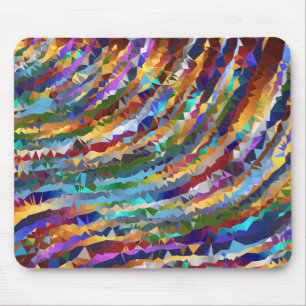 Achtergrond laag poly Wavy Muismat