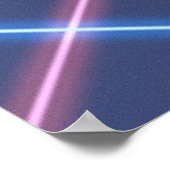 Achtergrond laserstraal school poster (Hoek)