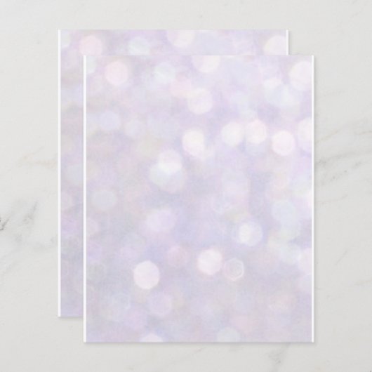 Achtergrond - Lavender Bokeh Lights (Voorkant / Achterkant)