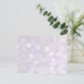 Achtergrond - Lavender Bokeh Lights Briefkaart (Staand voorkant)