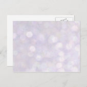Achtergrond - Lavender Bokeh Lights Briefkaart (Voorkant / Achterkant)