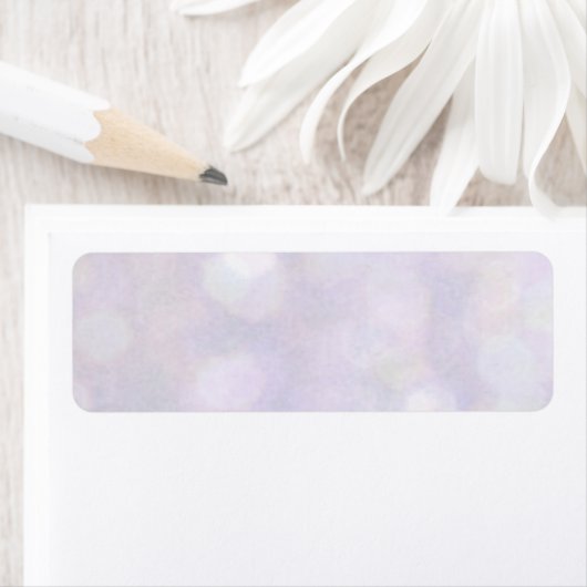 Achtergrond - Lavender Bokeh Lights Etiket (Insitu)