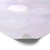 Achtergrond - Lavender Bokeh Lights Poster (Hoek)