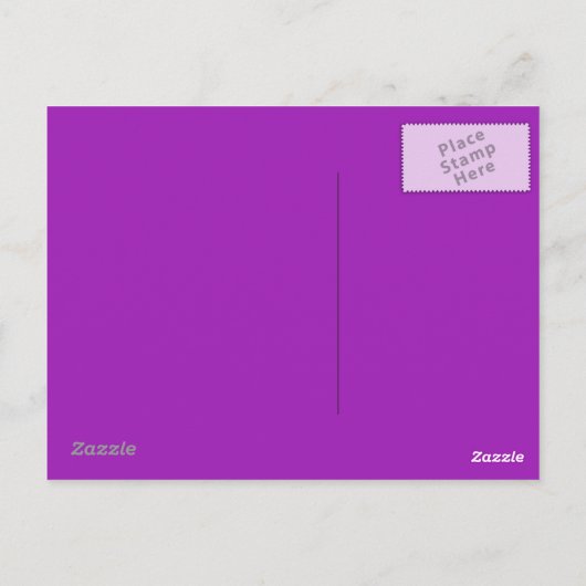Achtergrond lavender op Briefkaart (Achterkant)