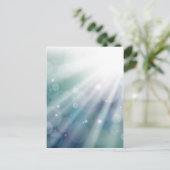 Achtergrond lichte röntgenstralen briefkaart (Staand voorkant)