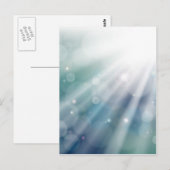 Achtergrond lichte röntgenstralen briefkaart (Voorkant / Achterkant)