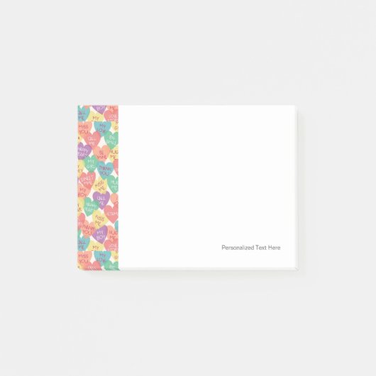 Achtergrond Liefde vorm Post-it® Notes (Voorkant)