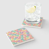 Achtergrond Liefde vorm Stenen Onderzetter (Zijkant)