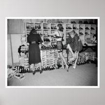 Achtergrond Mark Foy Mode Show Circa 1947