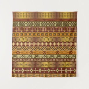 Achtergrond met Afrikaanse etnische motieven Wandkleed