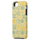 Achtergrond met anker, touwen Case-Mate iPhone case (Achterkant Links)