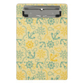 Achtergrond met anker, touwen mini klembord (Voorkant)