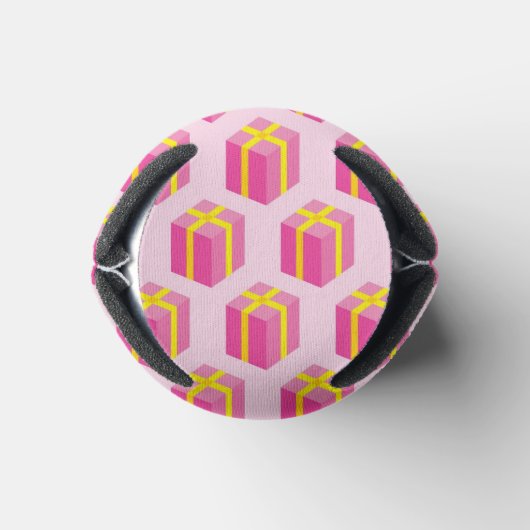 Achtergrond met cadeaus blikjeskoeler (Bodem)