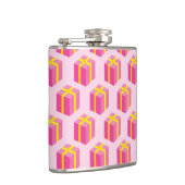 Achtergrond met cadeaus heupfles (Rechts)