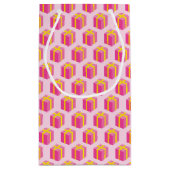 Achtergrond met cadeaus klein cadeauzakje (Achterkant)