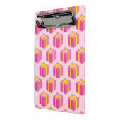 Achtergrond met cadeaus mini klembord (Angled2)