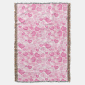 Achtergrond met hart deken (Voorkant Verticaal)