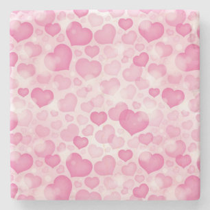 Achtergrond met hart stenen onderzetter