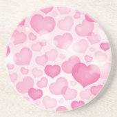 Achtergrond met hart zandsteen onderzetter (Voorkant)