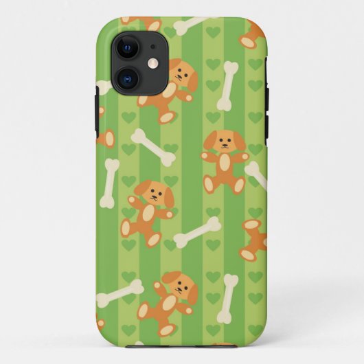achtergrond met honden en botten Case-Mate iPhone case (Achterkant)
