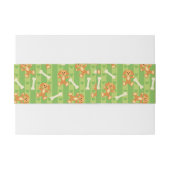 achtergrond met honden en botten uitnodigingen wikkel (Achterkant Voorbeeld)