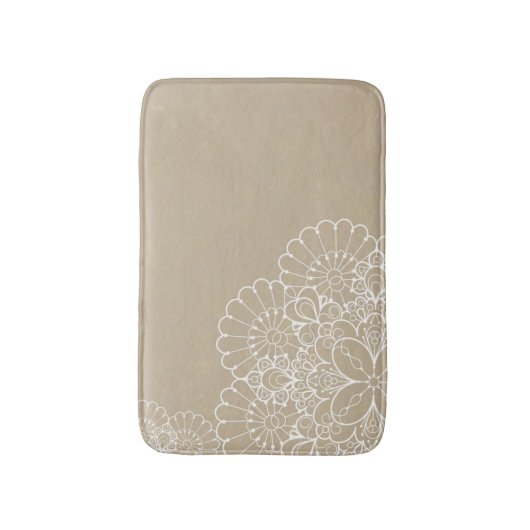 Achtergrond met kant-en-klaar badmat (Voorkant Verticaal)