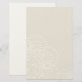 Achtergrond met kant-en-klaar briefpapier (Voorkant / Achterkant)