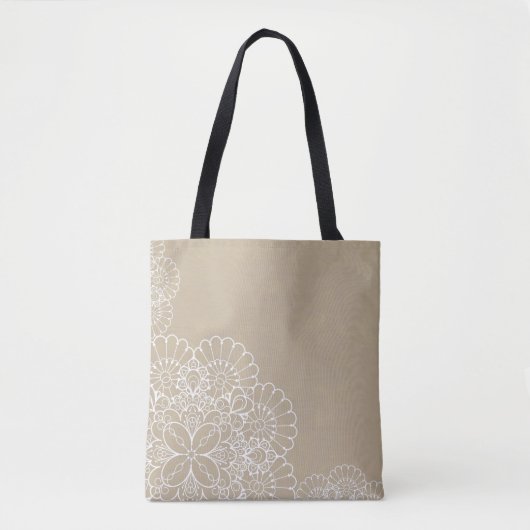 Achtergrond met kant-en-klaar tote bag (Voorkant)