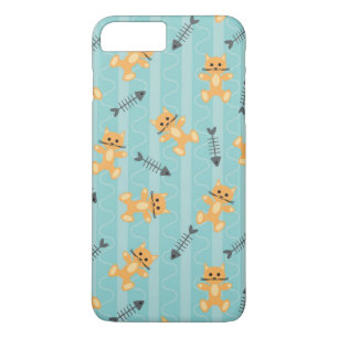 achtergrond met katten iPhone 8 plus / 7 plus hoesje