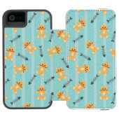 achtergrond met katten incipio iPhone portemonnee hoesje (Agenda Open)