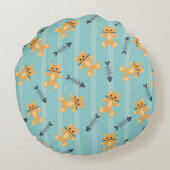 achtergrond met katten rond kussen (Achterkant)