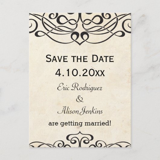  achtergrond met Keltisch patroon Aankondigingskaart (Voorkant)