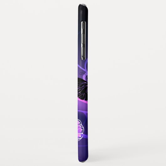 Achtergrond met nachtvliegen Case-Mate iPhone case (Achterkant/links)