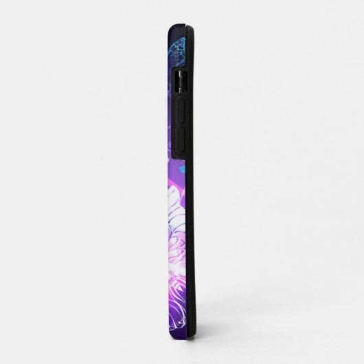 Achtergrond met nachtvliegen Case-Mate iPhone case (Achterkant/links)