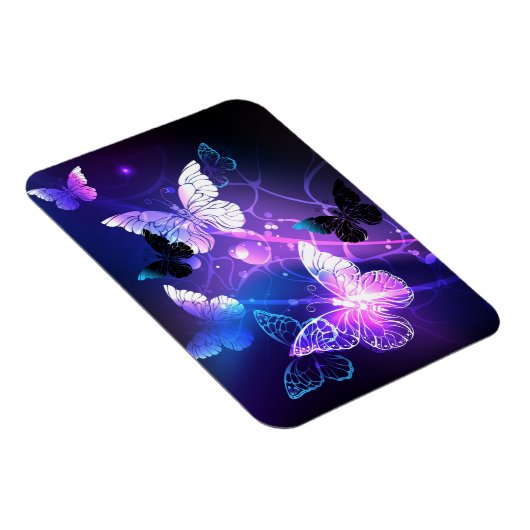 Achtergrond met nachtvliegen magneet (Rechterzijde)