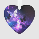 Achtergrond met nachtvliegen ornament (achterkant)