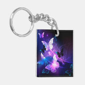 Achtergrond met nachtvliegen sleutelhanger (Voorkant Links)