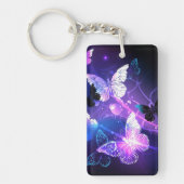 Achtergrond met nachtvliegen sleutelhanger (Voorkant)