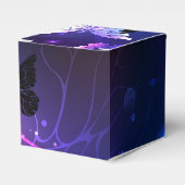 Achtergrond met nachtvlinders bedankdoosjes (Voorkant Zijde)