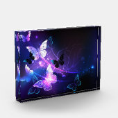 Achtergrond met nachtvlinders fotoblokken (Links)