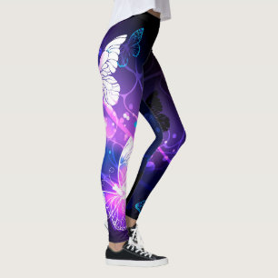 Achtergrond met Nachtvlinders Leggings