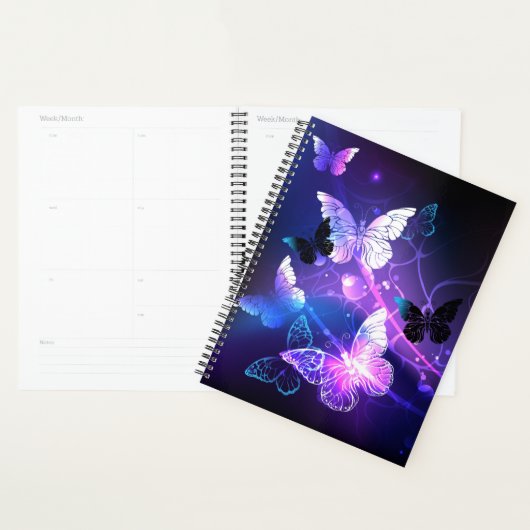 Achtergrond met Nachtvlinders Planner (Display)