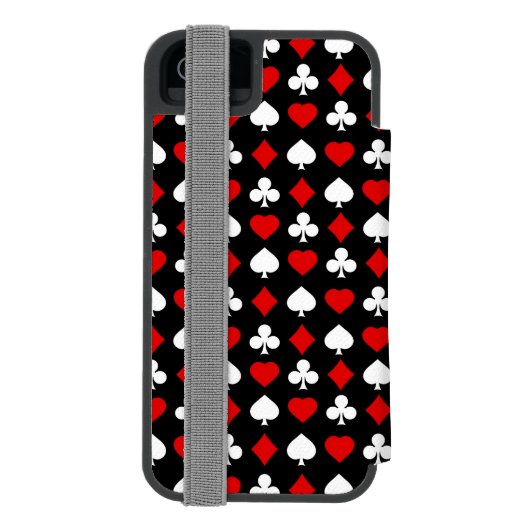 Achtergrond met pakken incipio iPhone portemonnee hoesje (Agenda Achterkant)