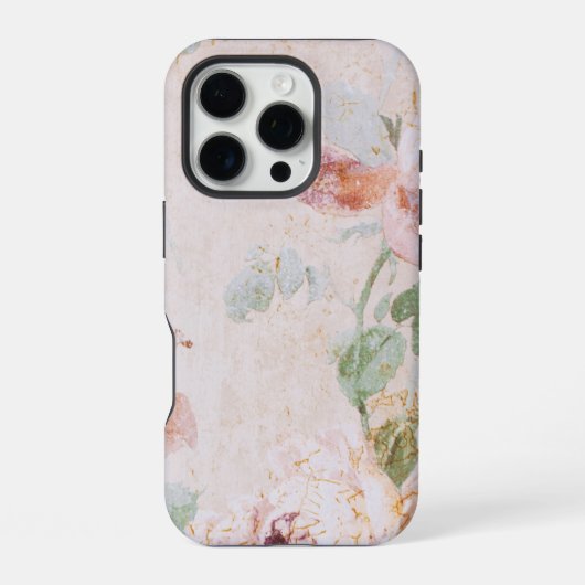  achtergrond met Rozen iPhone Hoesje (Achterkant)